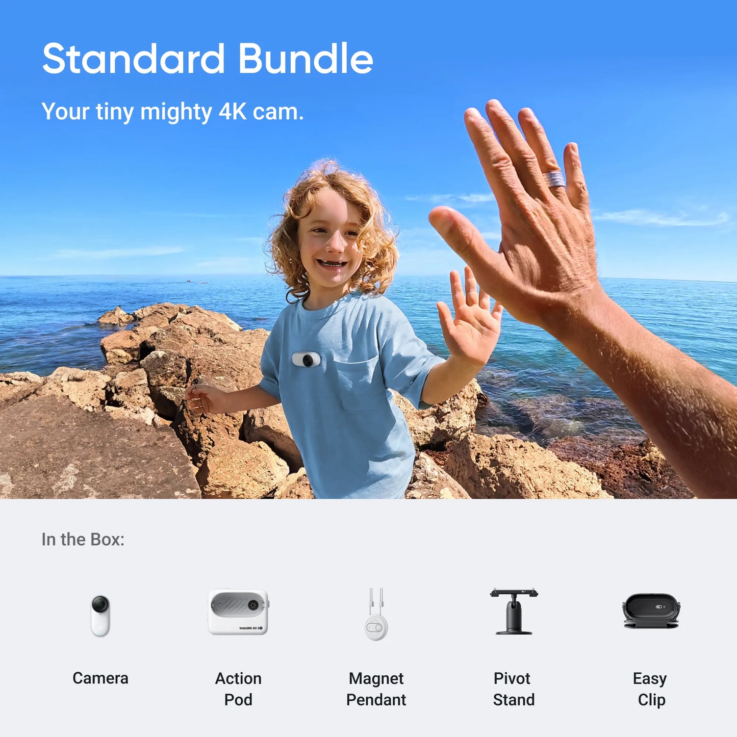 Insta360 GO 3S Standard Bundle Arctic White 128GB