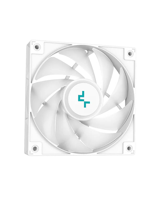 DeepCool LS520 SE AIO Liquid CPU Cooler, RGB Infinity Mirror Cover, 240mm Radiator, 120mm ARGB PWM Fans, 500~2250 RPM Fan Speed, 85.85 CFM Airflow, LGA1700/1200/ AMDAM5/AM4, White