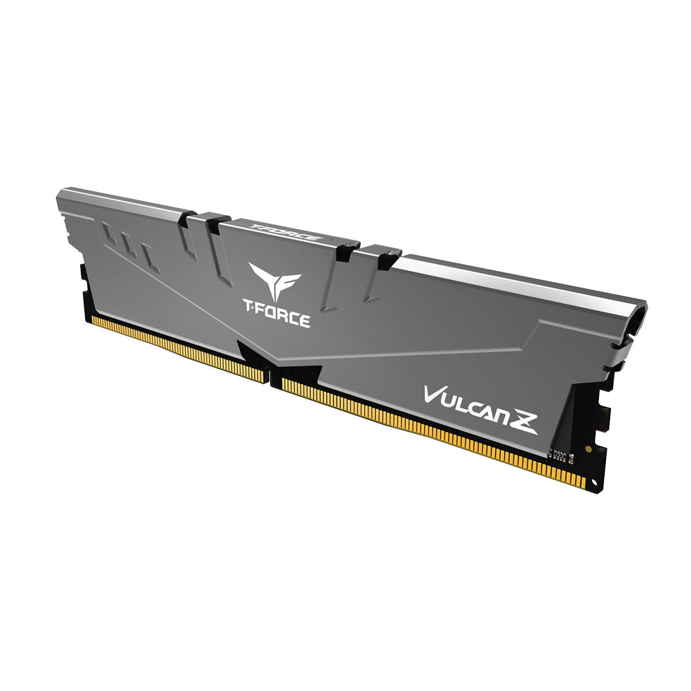 TEAMGROUP T-Force Vulcan Z DDR4 DRAM, 16GB (2x8GB Kit) 3600MHz Desktop Memory Module,CL18-22-22-42 RAM-Gray
