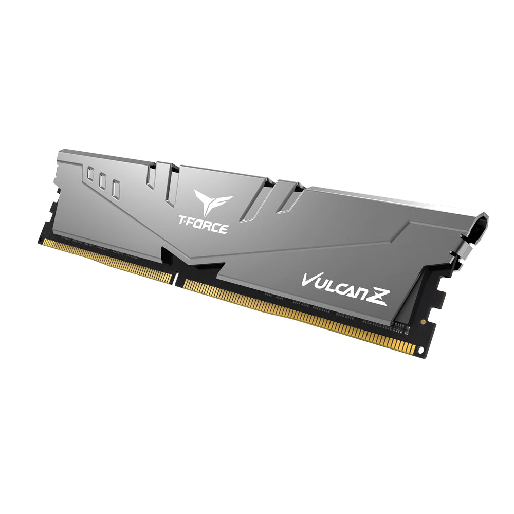 TEAMGROUP T-Force Vulcan Z DDR4 DRAM, 16GB (2x8GB Kit) 3600MHz Desktop Memory Module,CL18-22-22-42 RAM-Gray