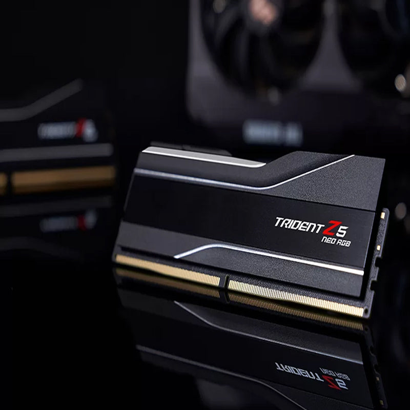 Trident Z5 Neo RGB 32GB (2x16GB) AMD EXPO, DDR5-6400MTs, CL30-39-39-102 1.40V,Black-GC