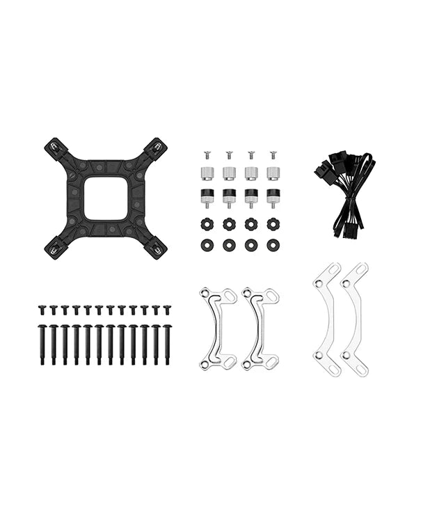 DeepCool LE360 V2 Liquid CPU Cooler, 360mm Radiator, 3x 120mm Pre-Installed aRGB Fan, 2100 RPM Fan Speed, 75.89 CFM Fan Airflow, Hydro Bearing Type, Anti-Leak Technology, Black