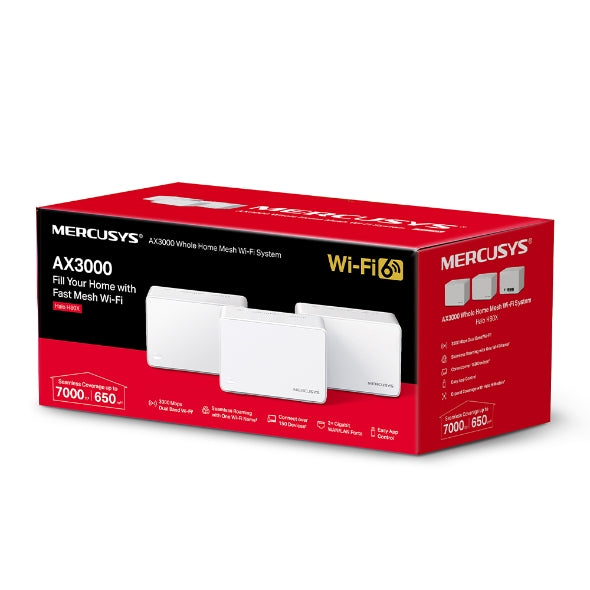 Mercusys AX3000 Whole Home Mesh WiFi 6 System