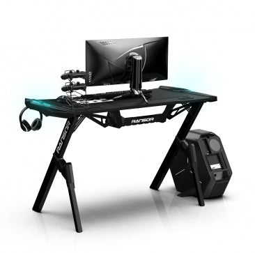 RANSOR Gaming Arena Pro Desk with RGB Led Lights