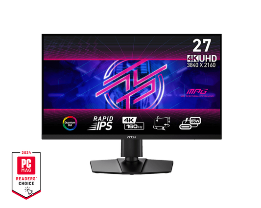 MSI MPG274URF QD 27-inch 3840 x 2160 (UHD) 4k gaming Monitor, 160Hz, 0.5ms,Black