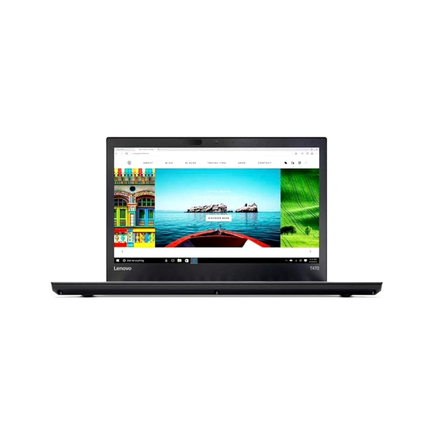 Lenovo ThinkPad T470 Laptop (20JM-S0Q000) Intel i5-7300U, 8GB RAM, 256GB SSD, 14-inch FHD 1920x1080, WIn10 Pro, 720p Webcam, 65W AC Adapter (Refurbished)