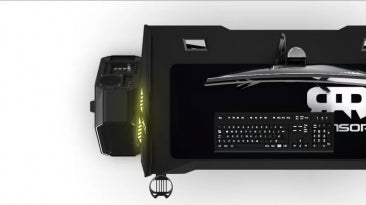 RANSOR Gaming Arena Pro Desk with RGB Led Lights