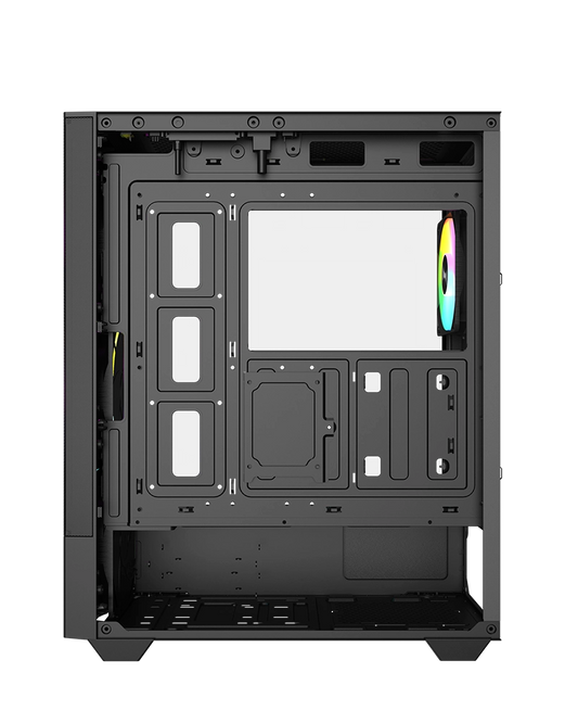 RAIDMAX V218 Mid Tower PC Case – ARGB Gaming Case with Mesh Front-Black