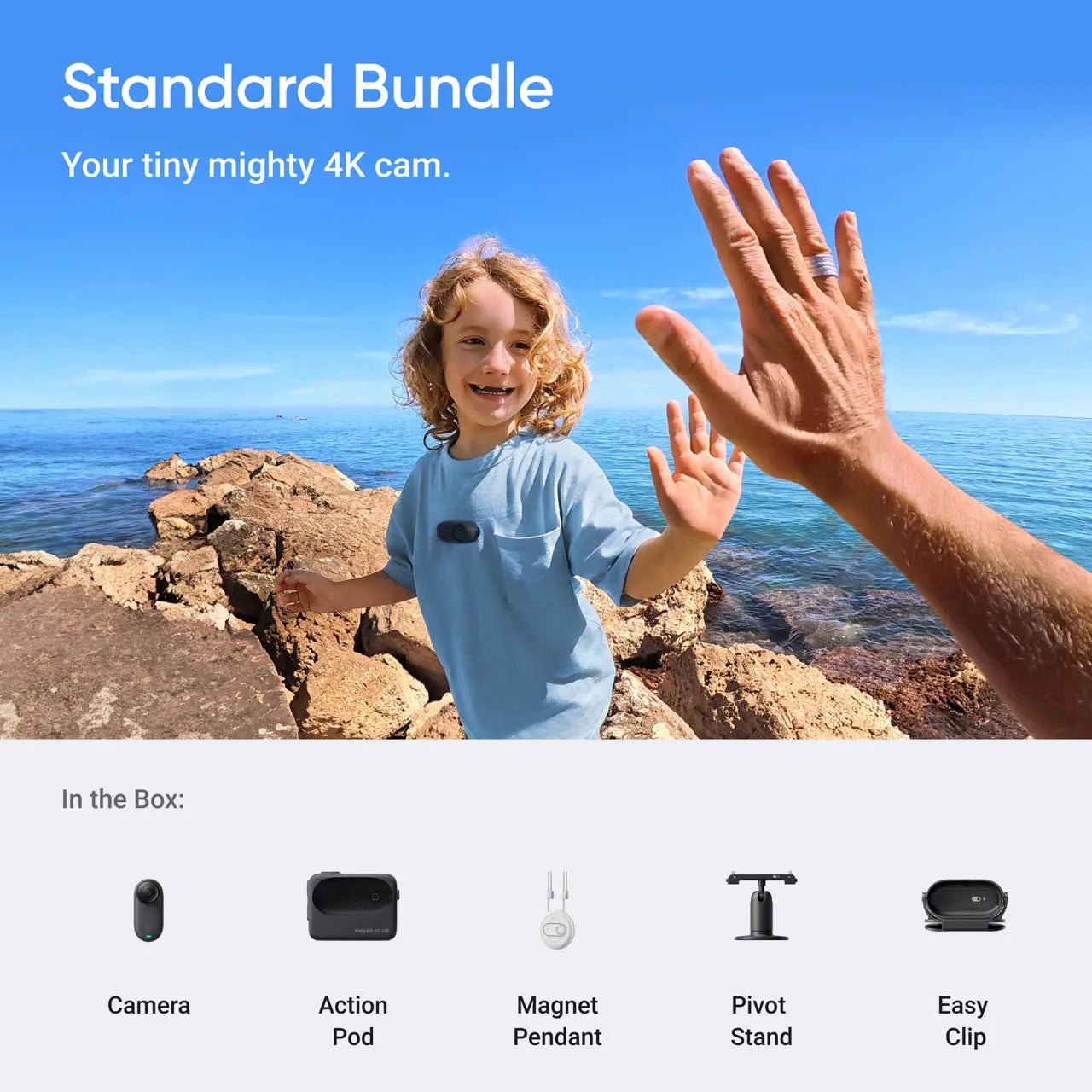 Insta360 GO 3S Standard Bundle Midnight Black 128GB