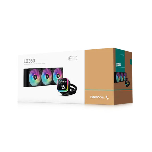 Deepcool LQ360 360mm ARGB All-in-One Liquid CPU Cooler in Black