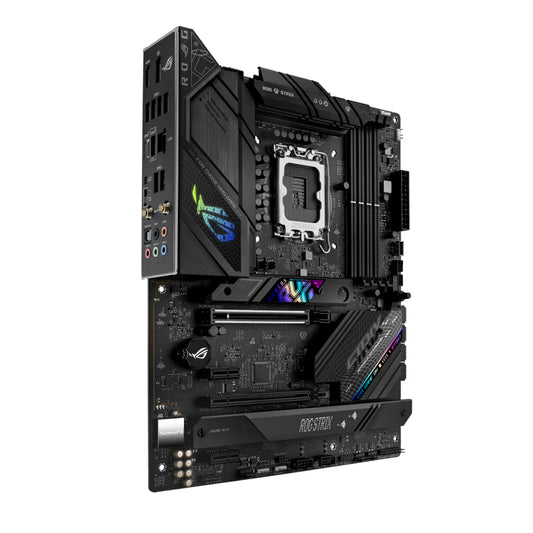 ASUS ROG Strix B760-F Gaming WiFi Intel® B760(13th and 12th Gen) LGA 1700 ATX Motherboard,16 + 1 Power Stages,DDR5 up to 7800 MT/s,PCIe 5.0,3xM.2 Slots,WiFi 6E,USB 3.2 Gen 2x2 Type-C®,Aura Sync RGB