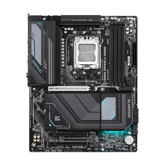 GIGABYTE B850 GAMING X WIFI6E AM5 ATX Motherboard, AMD B850 Chipset, 4x DDR5 DIMM Slot, Up to 256GB Max Memory, 1 x PCIe 5.0 x16, 3 x M.2 Slots, WiFi & BT, Black