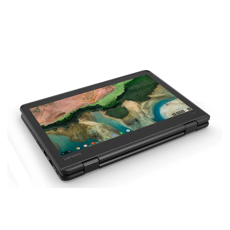 Combo Offer, Lenovo 300e 11.6" 2-in-1 Touchscreen Chromebook (Refurbished) & P9 Wirless Headset