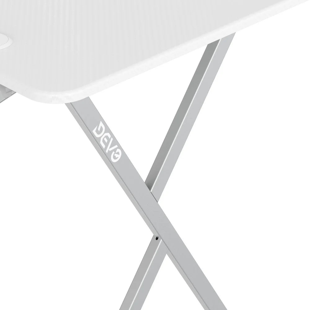 Devo Gaming Table - Basic Attention - White