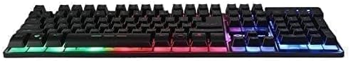Meetion K9300 - Colorful Rainbow Backlit Gaming Keyboard - Black