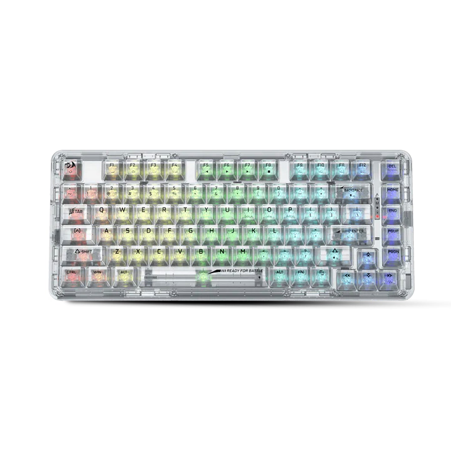 Redragon Elf Pro K649 Wireless Crystal 75% Gasket Hot-Swappable Mechanical Keyboard