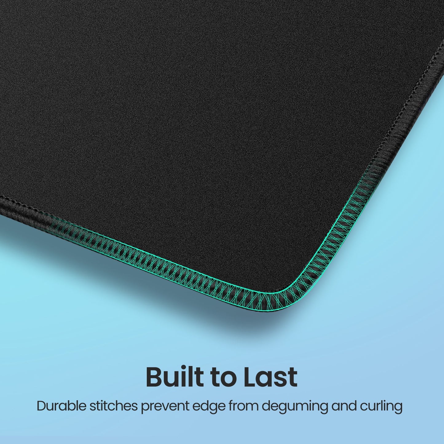 VicTsing Gaming Mouse Pad Water-Resistant, Large Size (800×400×2.5mm) -Black
