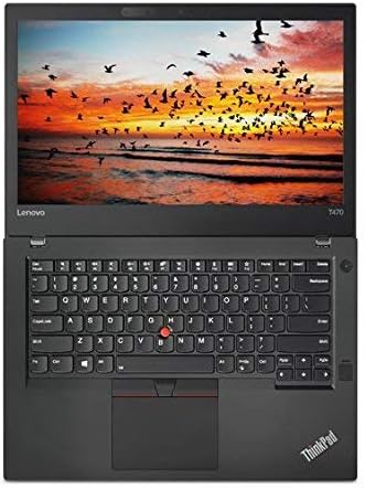 Lenovo ThinkPad T470 Laptop (20JM-S0Q000) Intel i5-7300U, 8GB RAM, 256GB SSD, 14-inch FHD 1920x1080, WIn10 Pro, 720p Webcam, 65W AC Adapter (Refurbished)