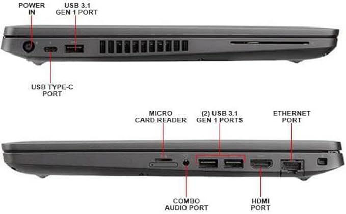 Dell 2019 Latitude 5400 14" Non-Touch Business Laptop, i7-8th GENERATION | 16GB DDR4 RAM | 512GB M.2 NVMe SSD |Win 11 Pro (Refurbished)