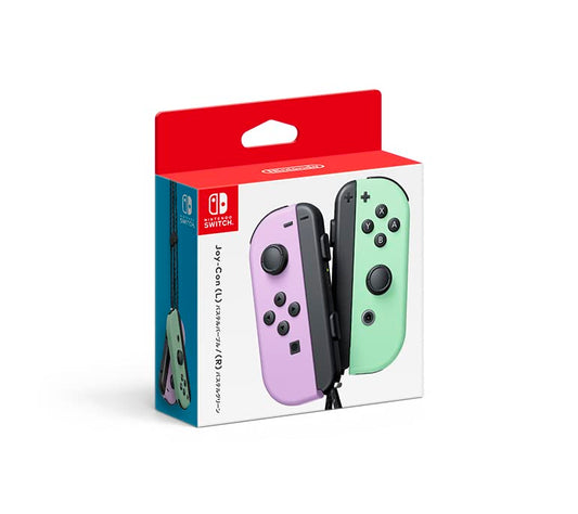 Joy Con pair- Pastel Purple and Pastel Green for Nintendo Switch