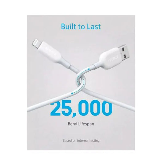 Anker Powerline III USB-A to Lightning Connector 6ft – White, A8823H21