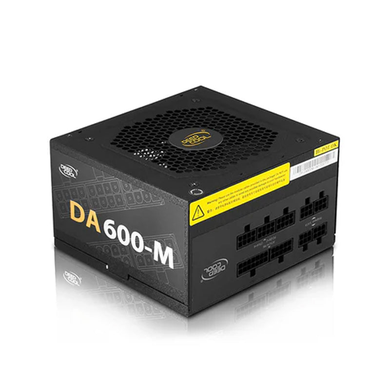 Deepcool DA600-M 80 Plus Bronze certified 600W Power Supply,140mm PWM Silent Fan,DP-BZ-DA600-MFM