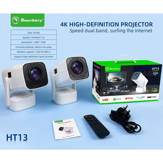 Smartberry HT13 Projector HD Mini Projector for Home & Outdoor
