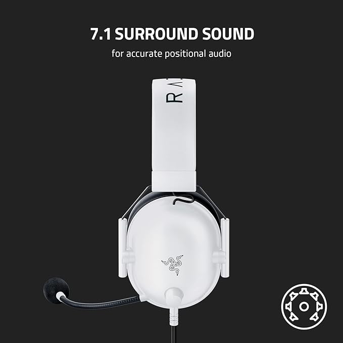 Razer BlackShark V2 X Gaming Headset 7.1 Surround Sound -wired
