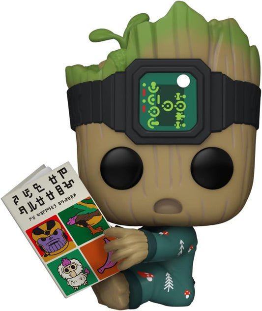 Funko Pop! Marvel: I Am Groot, Groot in Onesie with Book