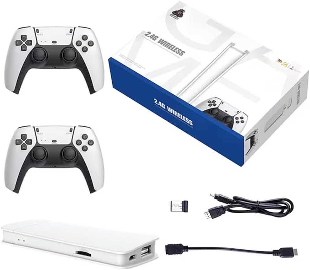 Retro Game Console with Dual Wireless Controllers. 15000 Games