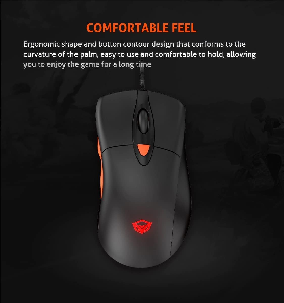 Meetion MT C505 4 in 1 Gaming Combo Kit, Anti Ghost RGB Gaming Keyboard, 5+1 Buttons 3200DPI Gaming Mouse, Backlit Gaming Headphone with Omni Directional Microphone, High Precision Gaming Mouse Pad