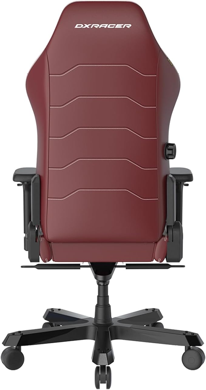 DXRacer 1238S Master Series Gaming Chair, Microfiber Leather, 4D Armrests, Multi-functional Tilt, 3" Casters, High Density Mold Shaping Foam, 220lbs Recommended Weight, Red | MAS-I238S-R-A3