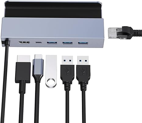 Docking Station Compatible with Steam Deck/Steam Deck OLED/Lenovo Legion GO