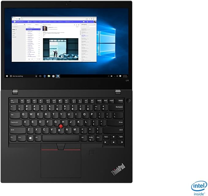 Lenovo Thinkpad L14 Business Laptop, 14 FHD (1920 x 1080), Non-Touch, Intel Core 10th Gen i5-10310U, 8GB RAM, 256GB SSD, Windows 10 Pro (Refurbished)