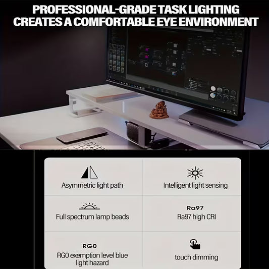 RGB Monitor Light Bar with Touch Control – USB-Powered Screen Lamp for Gaming, Office & Eye-Care Lighting