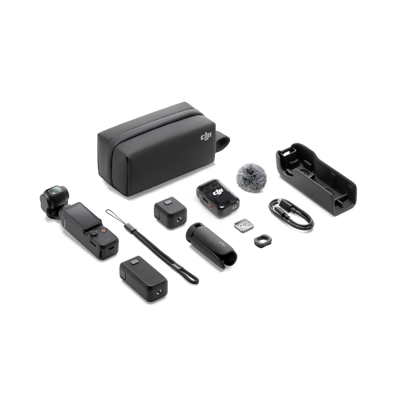 DJI Osmo Pocket 3 Creator Combo, Vlogging Camera with 1'' CMOS, 4K/120fps Video, 3-Axis Stabilization, Face/Object Tracking, Fast Focusing, Mic Included for Clear Sound, Digital Camera for Photography