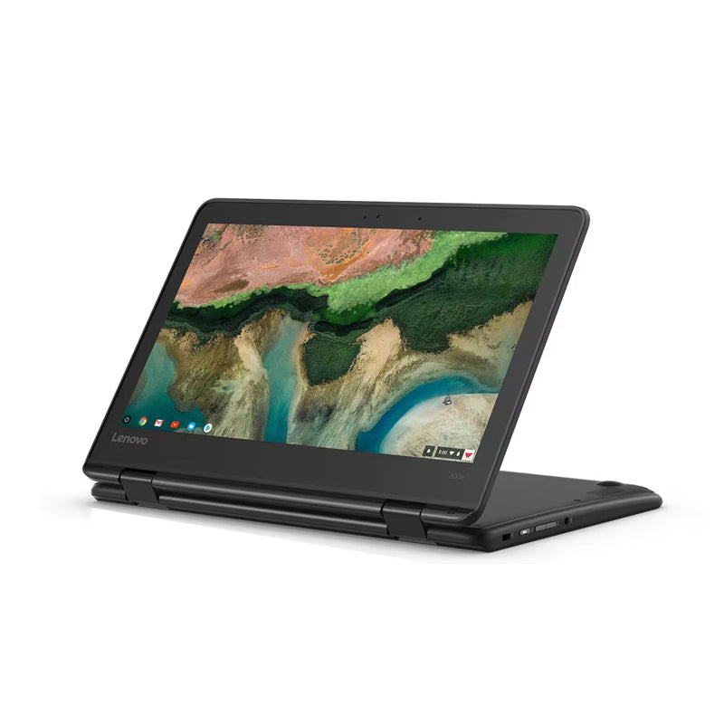 Combo Offer, Lenovo 300e 11.6" 2-in-1 Touchscreen Chromebook (Refurbished) & P9 Wirless Headset