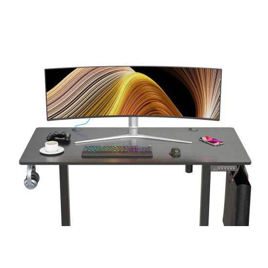 Motorized Hight adjustable gaming table - AGR Lite - Black