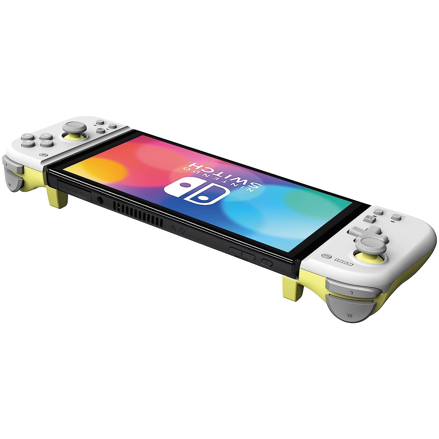 HORI Nintendo Switch Split Pad Compact (Light Gray & Yellow)