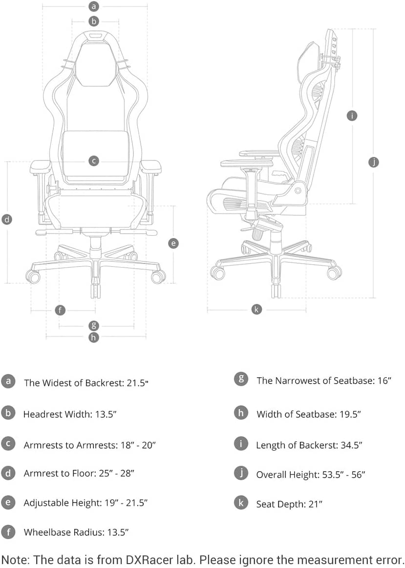 DXRacer Air Gaming Chair, Ultra-Breathable Mesh, 4D Armrests -White and Cyan (Pro)R15-WQ-G-B3