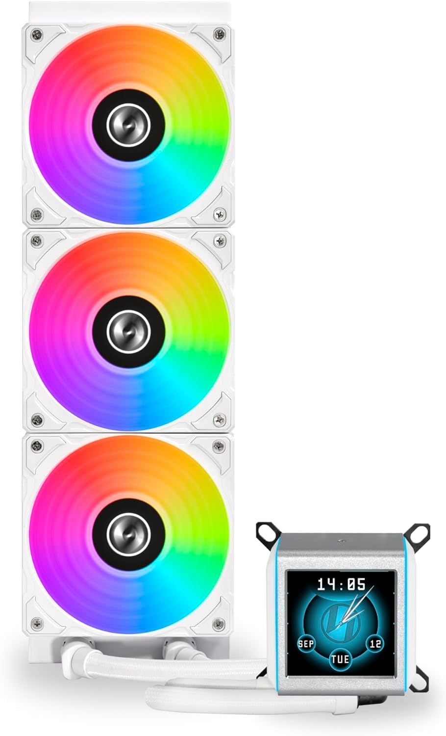 Lian Li Galahad II Lcd Argb 360mm Cpu Liquid Cooler White