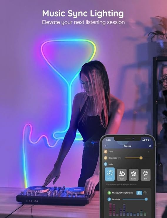 govee rgbic led neon rope light