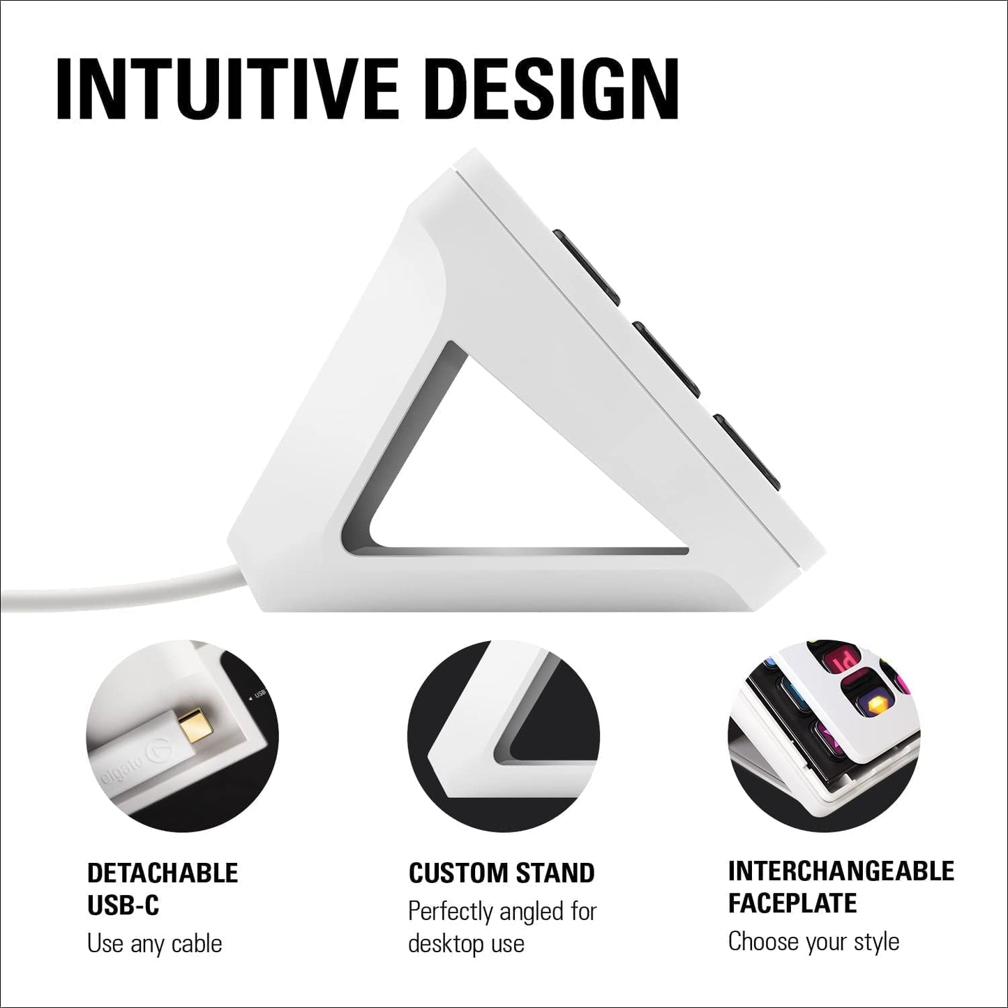 Elgato Stream Deck MK.2 White – Studio Controller, 15 macro keys, trigger actions in apps and software like OBS, Twitch, YouTube and more, works with Mac and PC