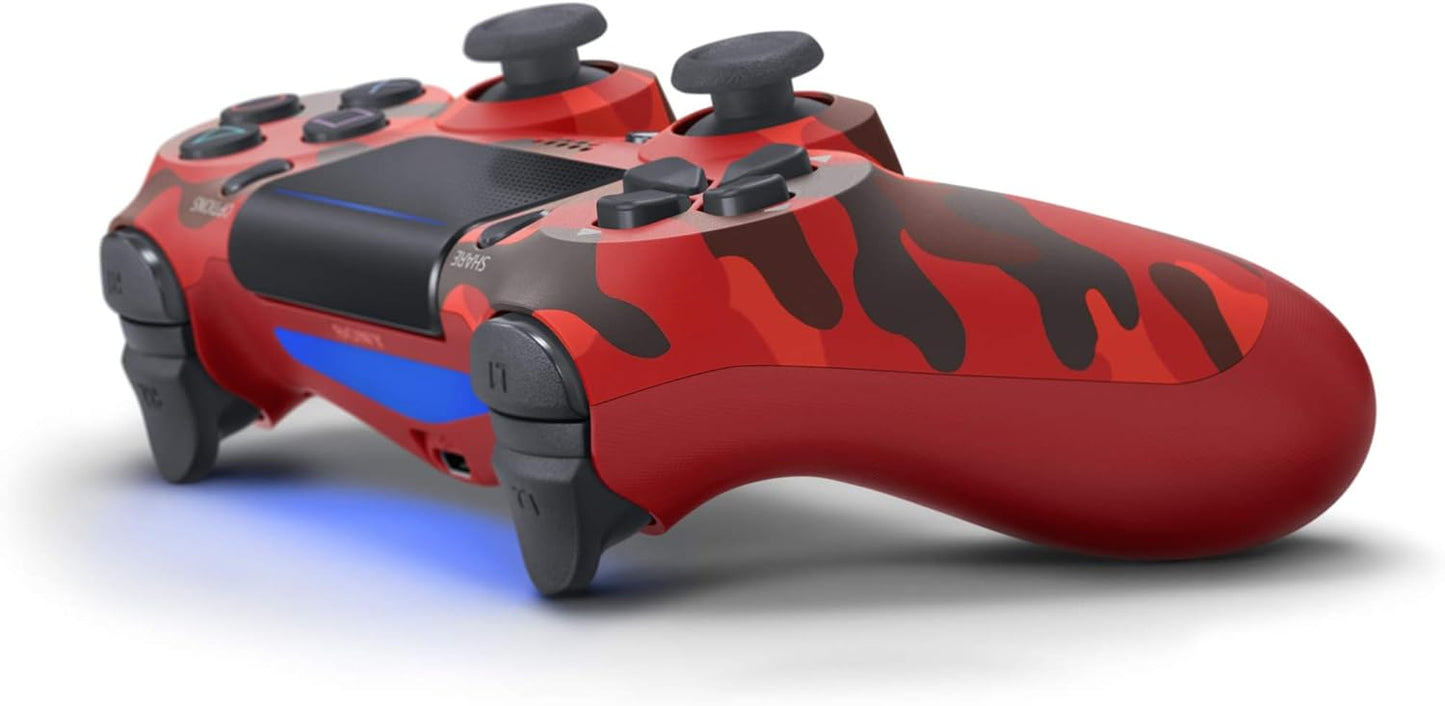 PlayStation Dualshock 4 Wireless Controller, 4, Red Camouflage (pre owned)