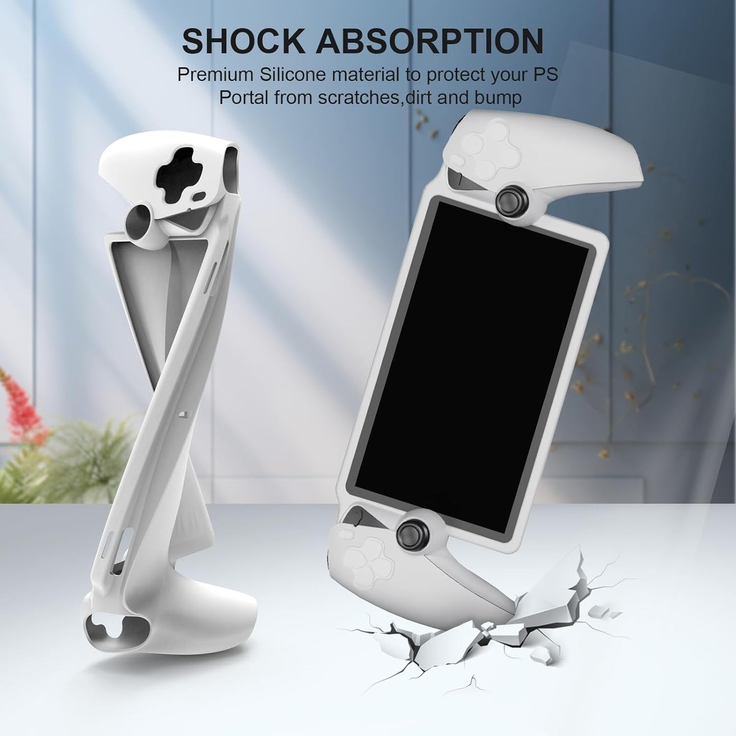 Protector Cover Silicone Case Compatible with PS5 Portal Remote Player,Anti-Scratch