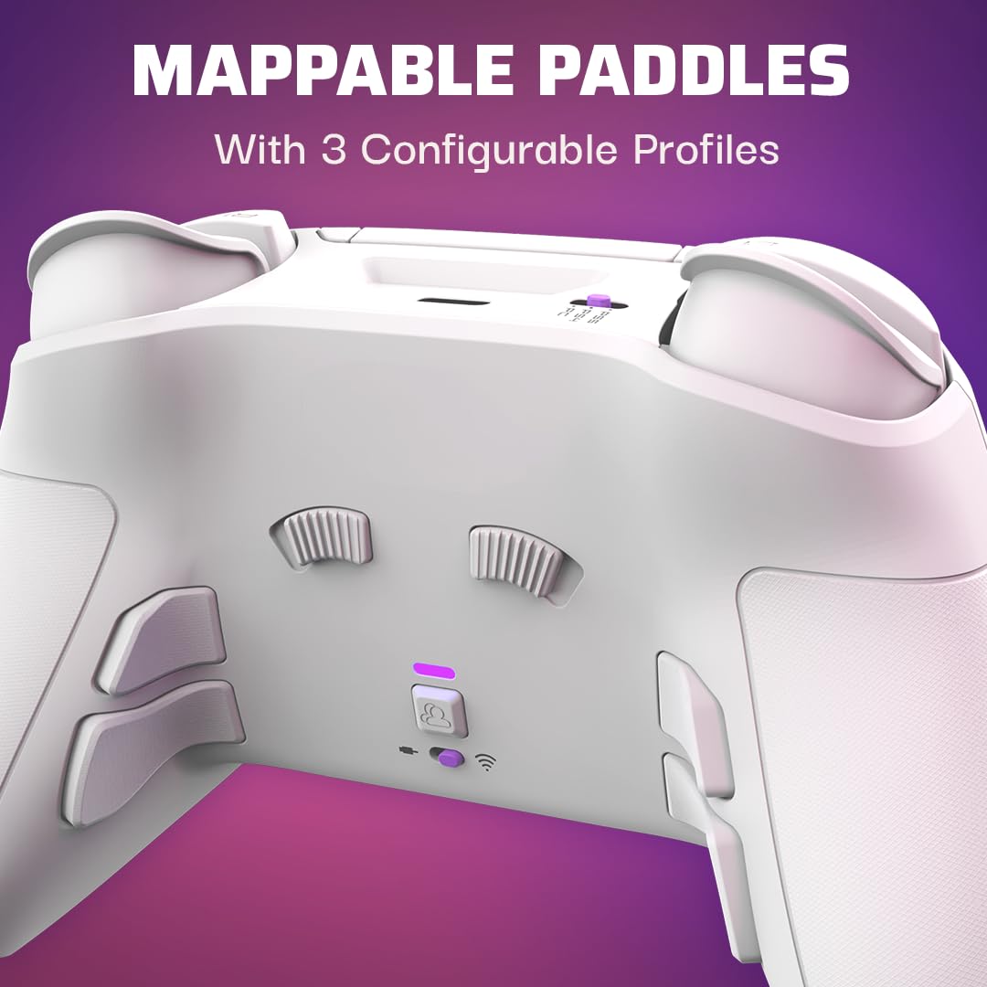 PDP Gaming Victrix Pro BFG Wireless Controller, Compatible With PS5 / PS4 & PC, -White