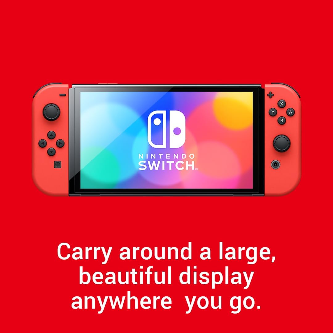Nintendo Switch OLED Mario Red Edition Console