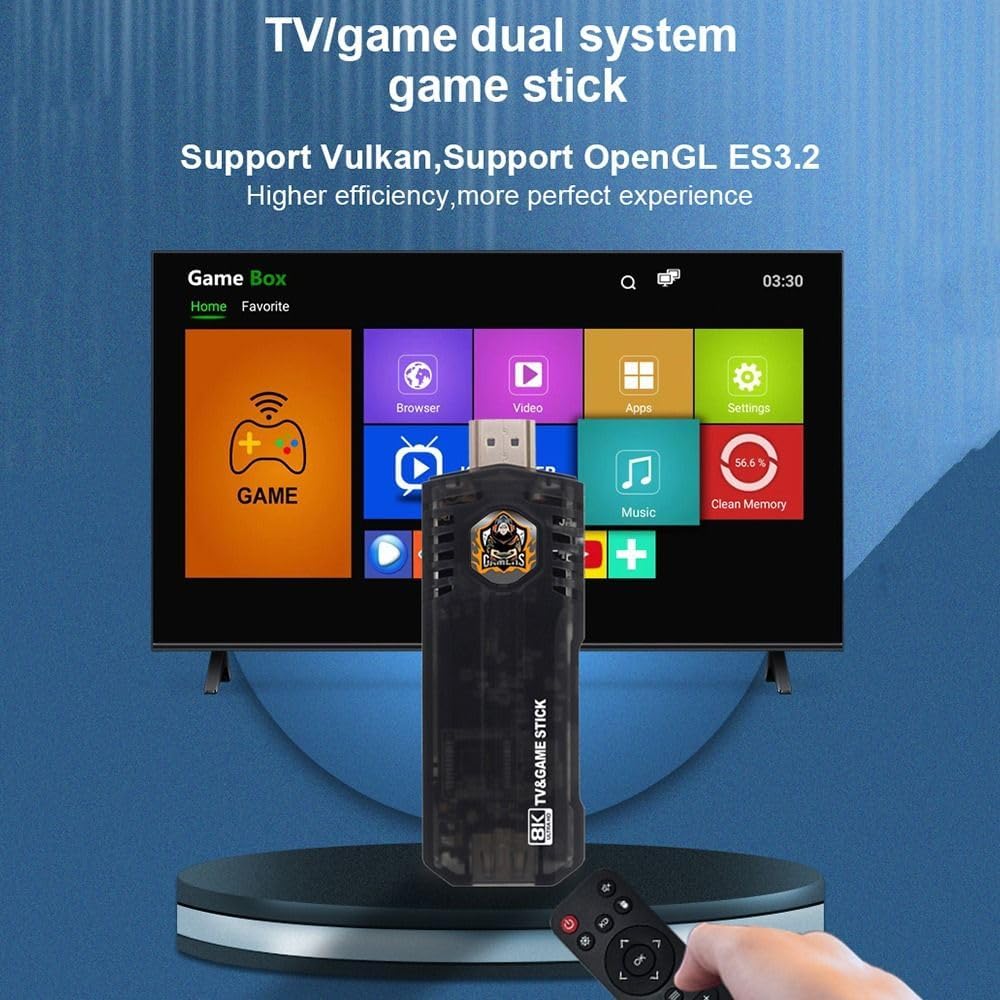 Wireless Controller Android TV Box Game Console Retro Game Stick