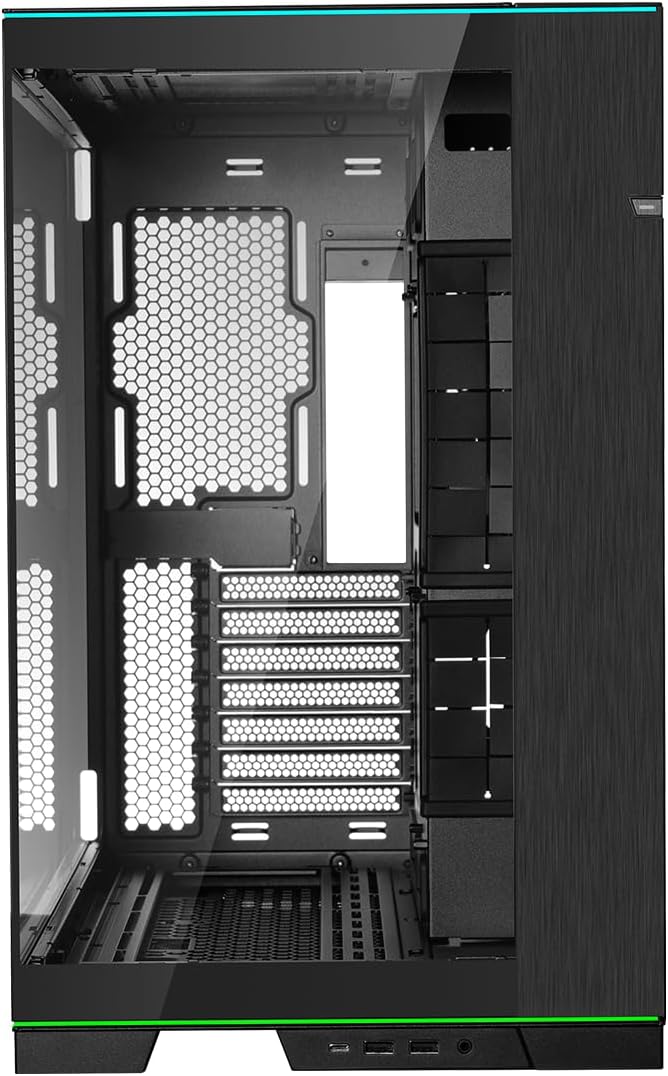 Lian Li O11D EVO RGB E-ATX gaming dual chamber case - ARGB lighting strips - Up to 420mm radiator - Cable management - Front and side tempered glass panels - Reversible chassis