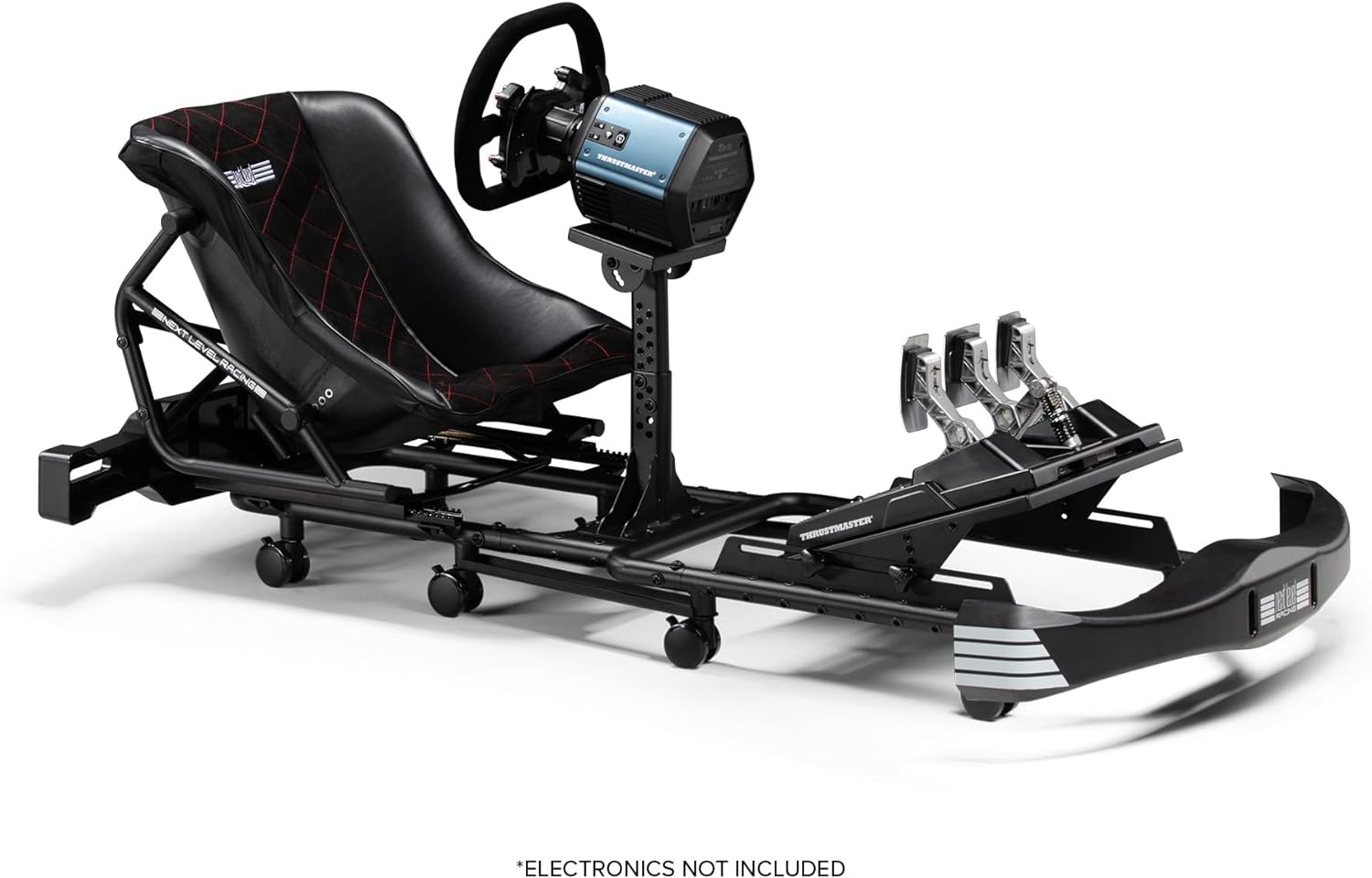 Next Level Racing F-GT Racing Simulator Cockpit. Formula and GT racing  simulator cockpit compatible with Thrustmaster, Fanatec, Moza Racing on PC